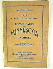 1929 Farm implement Catalog Minnesota Machines Mn State Prison  Agriculture picture