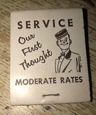 1950s-60s Hotel Victoria San Francisco CA Matchbook *Unstruck* Service Our First picture