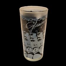Vtg Audrey Hepburn Breakfast At Tiffany's Blue Ice Tea Collins Drinking Glass picture