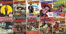 1950 - 1952 Sunset Carson Comic Book Package - 11 eBooks on CD picture