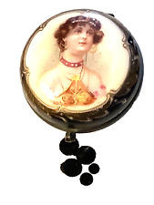 1920s Lady French Patch Box for Beauty Marks Roaring 20s w/ Mouches Antique WOW picture