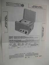1950's Sams Photofact MOTOROLA Model 56RF1  56RF2 (Ch. HS-497)  BIS picture