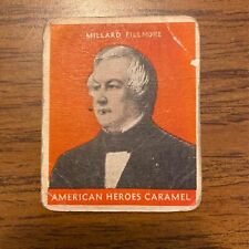 1932 US Caramel Presidents (R114) Millard Fillmore, Red picture