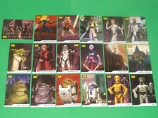 2008 TOPPS STAR WARS CLONE WARS 90 CARDS COMPLETE SET AHSOKA ROOKIE picture