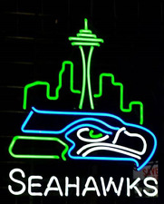 New Seattle City Seahawks Go Seahawks Neon Light Sign 24