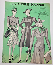 Spring 1939 Los Angeles Examiner Marian Martin Pattern Book.  Patterns 15 cents picture
