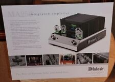 McIntosh MA252 Integrated Tube Amplifier Receiver Tuner Brochures Binghamton NY picture