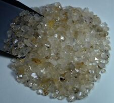 300 GM Double Terminated Rare Herkimer Diamond Quartz Crystals Lot From Pakistan picture