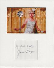 Jean Hagen singin in the rain signed genuine authentic autograph signature AFTAL picture