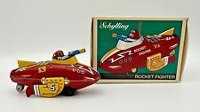 Schylling Miniature Tin Collector Series Ornament ROCKET FIGHTER - 1997 - IOB picture