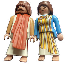 Playmobil  Set #5179 Mary And Joseph 3” Figures ONLY Nativity Christmas Story picture