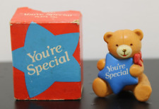 Vintage 1984 Avon Plate Pal “YOU'RE SPECIAL” Teddy Bear picture