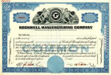Rockwell Manufacturing Co. - Stock Certificate - Specimen Stocks & Bonds picture