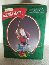 Another Orginal Mr Christmas Holiday Santa Fishing Musical picture