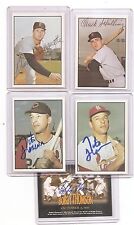 25 BASEBALL card-1978 TCMA-1953-1954 topps ARCHIVES-1994 UD auto SIGNED lot-SET picture
