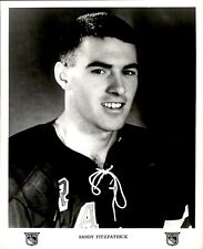 PF17 Original Photo SANDY FITZPATRICK 1964-65 NEW YORK RANGERS NHL HOCKEY CENTER picture