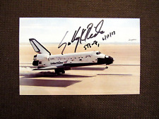 SALLY RIDE STS-7 NASA ASTRONAUT SIGNED AUTO VINTAGE COLOR POSTCARD JSA BEAUTY picture