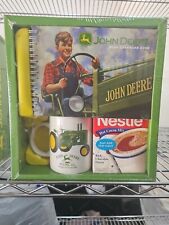 Collectible John Deere Tractor Mug Calendar Cocoa Gift Set/Retro Deer Logo 2009 picture