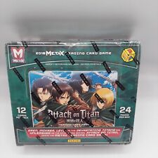 ATTACK ON TITAN BOX 24 packs 2018 PANINI METAX Trading Card Game TCG AOT  picture