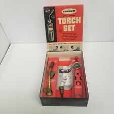 Vintage Turner Lucky 8 Propane Torch Set, 3 Tips, Nice Shape w/ Box & Manual picture