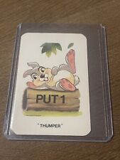 Authentic Vintage Walt Disney Productions Snap Thumper Card RARE DISNEYANA picture