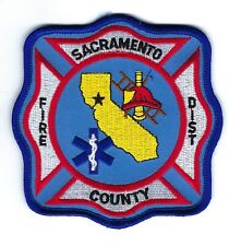 Sacramento County CA California Fire Dist. patch - NEW *Clothback* picture
