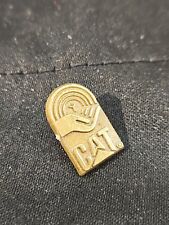 Vtg Caterpillar United WAY GOLD Plastic Pin Promotional GUC picture