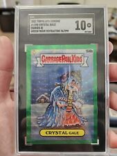 2021 Topps GPK Chrome Crystal Gale 158B Green Wave Refractor 76/299 SGC 10 GM 🔥 picture