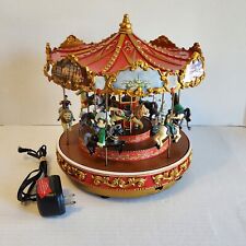 MR. CHRISTMAS TRIPLE DECKER Musical Lighted Carousel 50 Xmas Carols and Classics picture