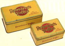 2x English Rowntree's York Toffee Tins Tin 1920s picture