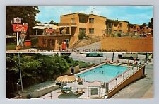 Hot Springs AR-Arkansas, Perry Plaza Motel, Advertising, Vintage Postcard picture
