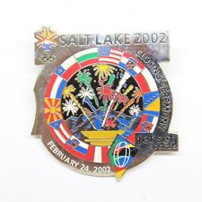 Salt Lake 2002 Closing Ceremony February 24 2002 Jet Set Sports Pin Lapel picture