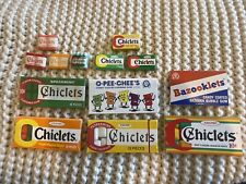 Vintage CHICLETS, BAZOOKA & O-PEE-CHEE Gum Packs Unopened NOS 1960's - 1980's picture