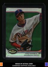 2012 Finest #75 Cole Hamels Green Refractors /199 Philadelphia Phillies picture