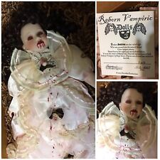 Satrina Vampire Reborn By Hope Marie 4-1-07 Goth 20-inch Reborn Vampiric Doll  picture