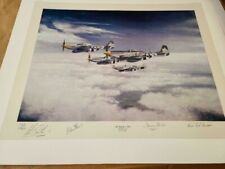 The bottisham four 26th july 1944 by les carter limited edition numbered signed picture