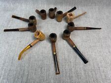 Vintage Lot of 10 Corn Cob Smoking Pipes - Display Pieces picture