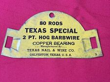 Vintage Texas Special Galveston Texas Tin Display Sign picture