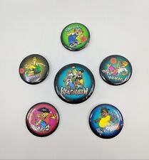 1990s NIKE KRA5H KREW BASKETBALL BUTTON COLLECTION (x6) NIKE SB PRE-OWNED RARE picture
