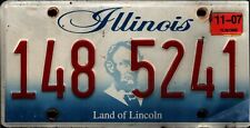 Vintage 2007 Illinois License Plate - Crafting Birthday MANCAVE Nostalgic picture
