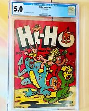 HI-HO COMICS #2 CGC 5.0 GOLDEN AGE L.B. COLE ART COVER 1945 picture