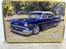 1957 Blue Sports Cruiser EMPTY Mac's Collectable Tin Container Display picture