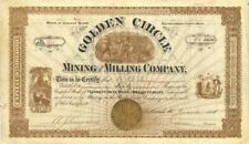 Golden Circle Mining and Milling Co. - Stock Certificate - Mining Stocks picture