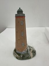 NOS 2002 Lighthouse Figurine Old Cape Henry Light, VA Handcrafted picture