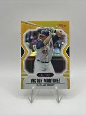 2007 Topps Finest - Victor Martinez - Gold Refractor /50  picture