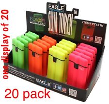 Eagle  Flame Slim Torch Lighters 20 Bulk Pack Windproof w/Money Clip  picture