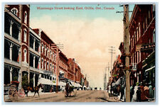1912 Business Section Mississaga Street Looking East Orillia Ontario Canada picture