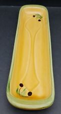 Faience Provencale France Gold W Olives Spoon Rest 11