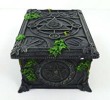 Nemesis Now Wiccan Pentagram Tarot Box Gothic Gift Jewelry Trinket Keepsake box picture
