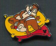 Disney Pins Chip Dale Hidden Mickey COMPLETER Pin Characters Sleeping on Pillows picture